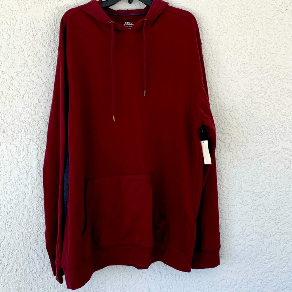 IZOD SALTWATER RELAXED CLASSICS HOODIE SIZE XLT BIG AND TALL